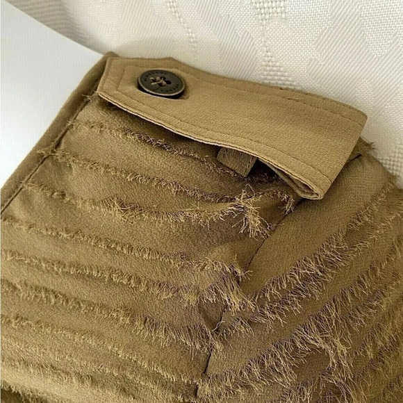 BURBERRY | Sheath Silk Dress Tiered Fringe - Picture 4 of 7